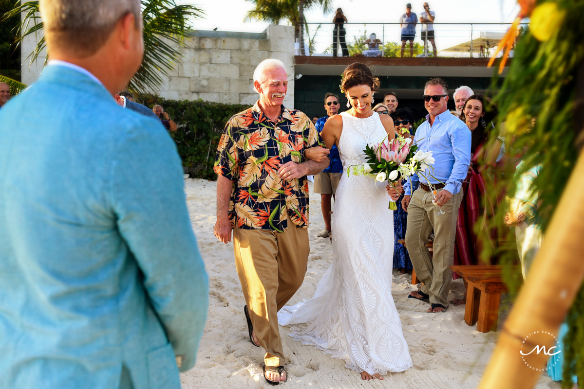 Here comes the bride. Blue Diamond Luxury Boutique Hotel Wedding. Martina Campolo Photography