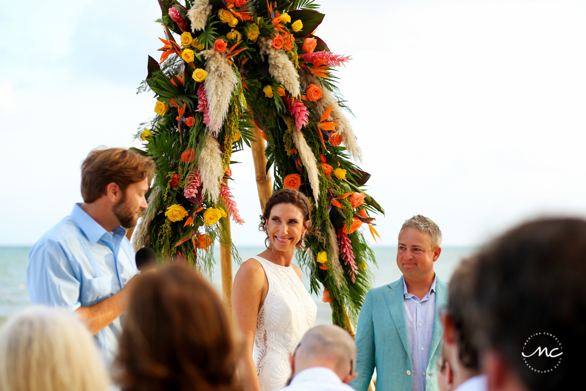 Blue Diamond Luxury Boutique Hotel Beach Wedding in Mexico. Martina Campolo Photography