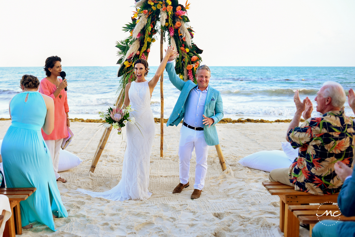 Blue Diamond Luxury Boutique Hotel Beach Wedding in Mexico. Martina Campolo Photography