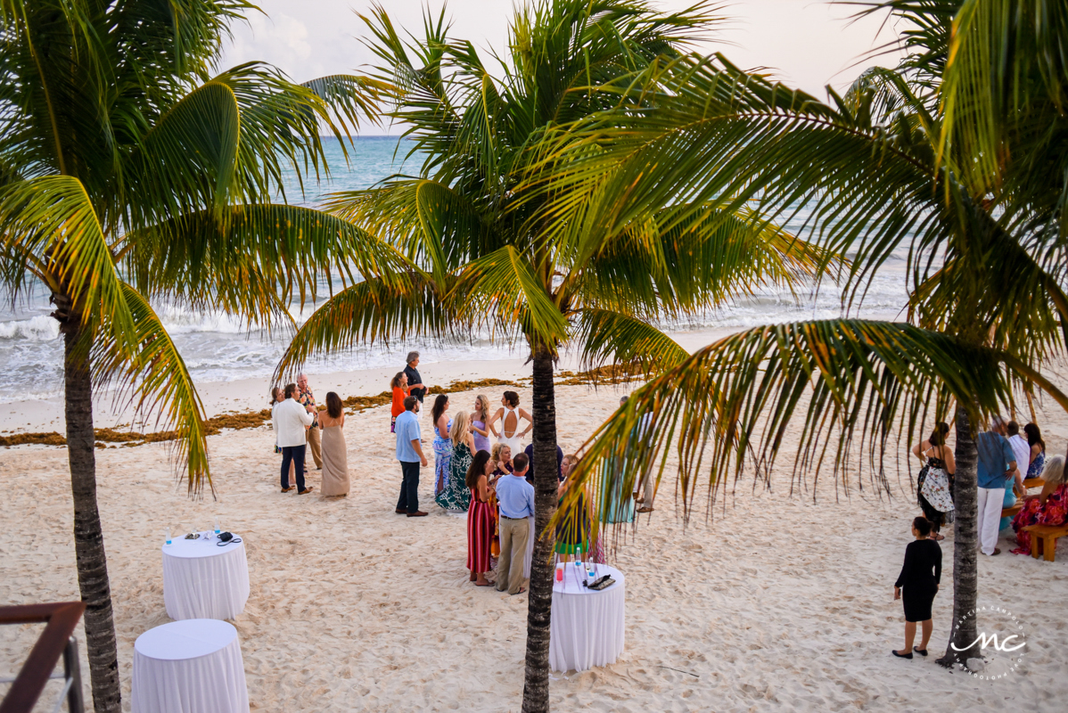 Blue Diamond Luxury Boutique Hotel Beach Wedding in Mexico. Martina Campolo Photography