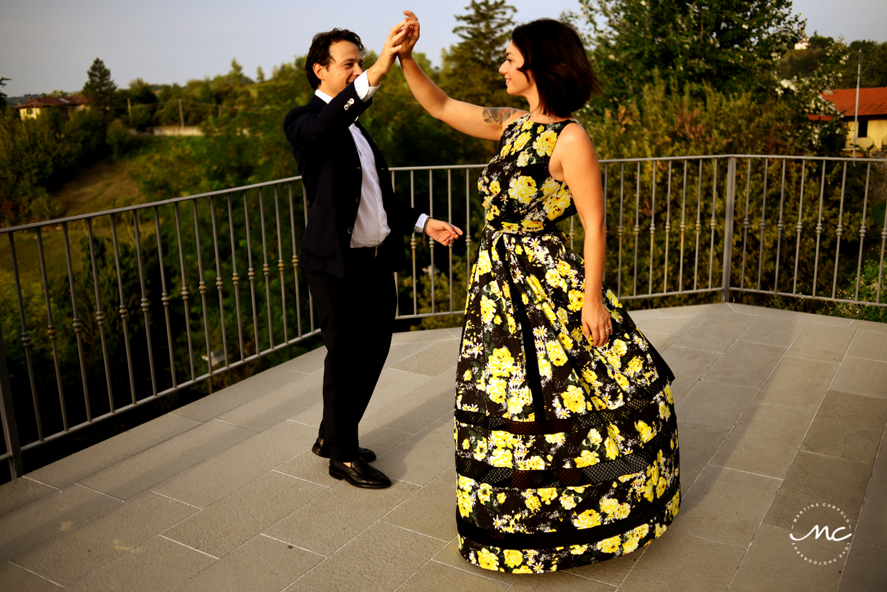 Castello di Trisobbio Engagement Session in Italy. Martina Campolo Photography