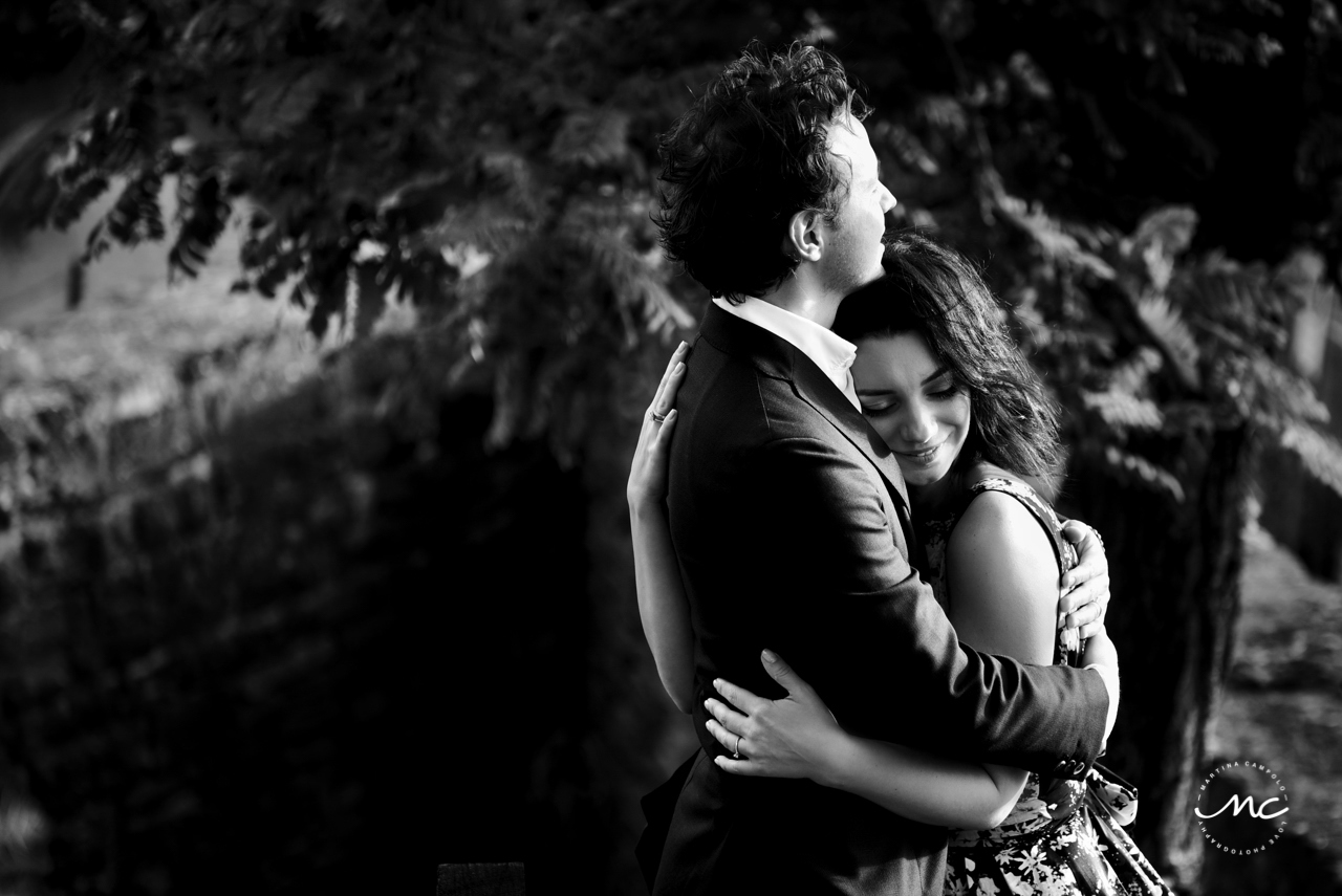 B&N Couples portraits at Castello di Trisobbio Italy. Martina Campolo Photography