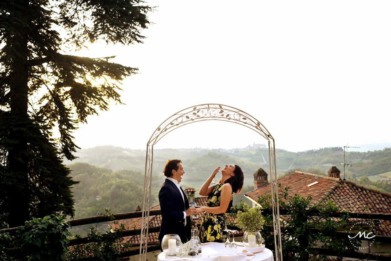 Wedding proposal at Castello di Trisobbio Italy. Martina Campolo Photography