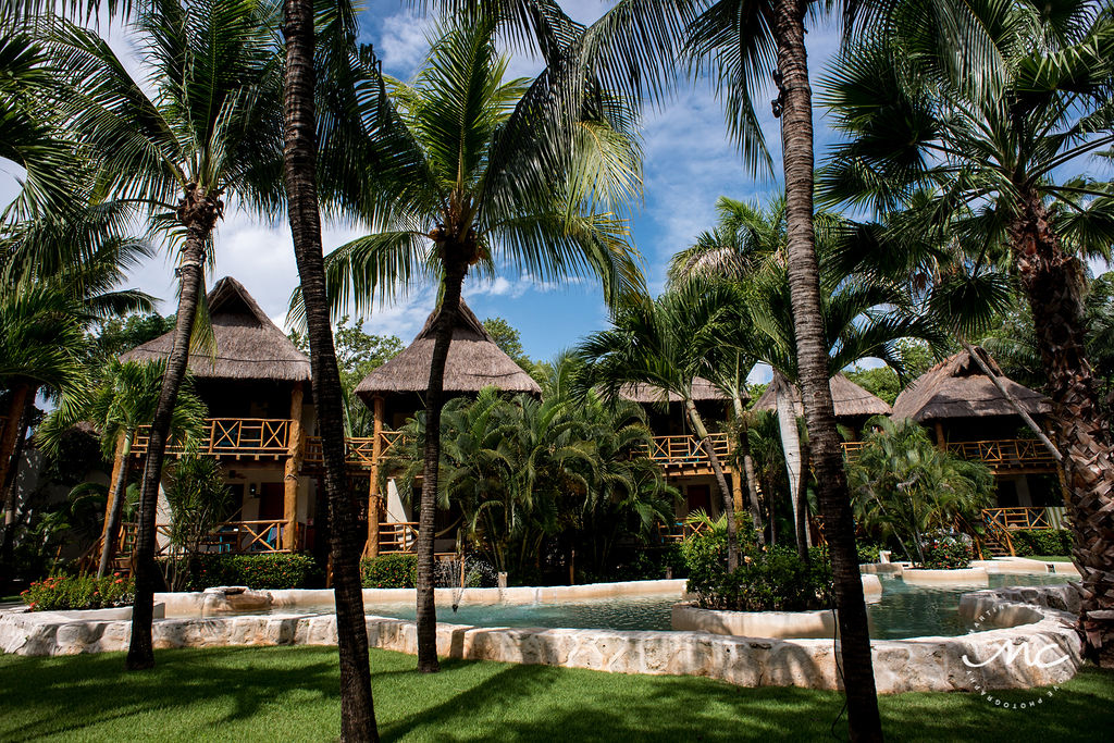 Mahekal Beach Resort in Playa del Carmen, Mexico. Martina Campolo Photography