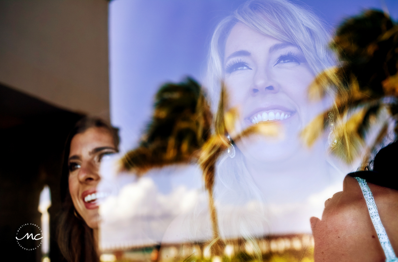 Bridal portrait at The Royal Playa del Carmen, Mexico. Martina Campolo Photography