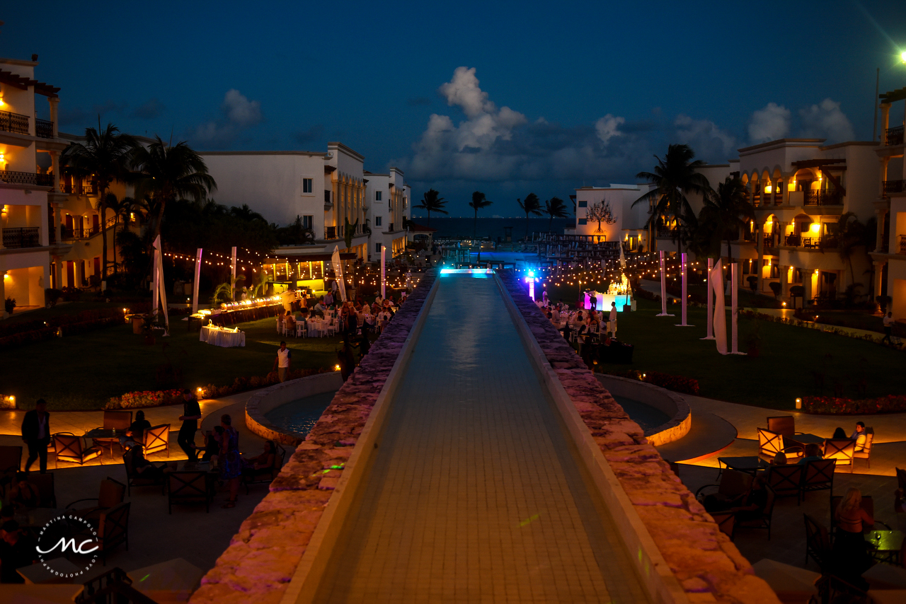 The Royal Playa del Carmen Garden Wedding Reception. Martina Campolo Photography