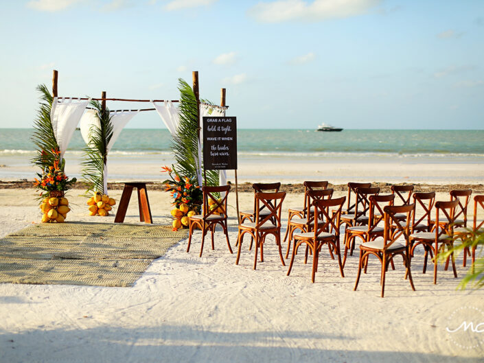 Intimate Gay Wedding in Villas Palapas de Mar Holbox Mexico by Martina Campolo Photography