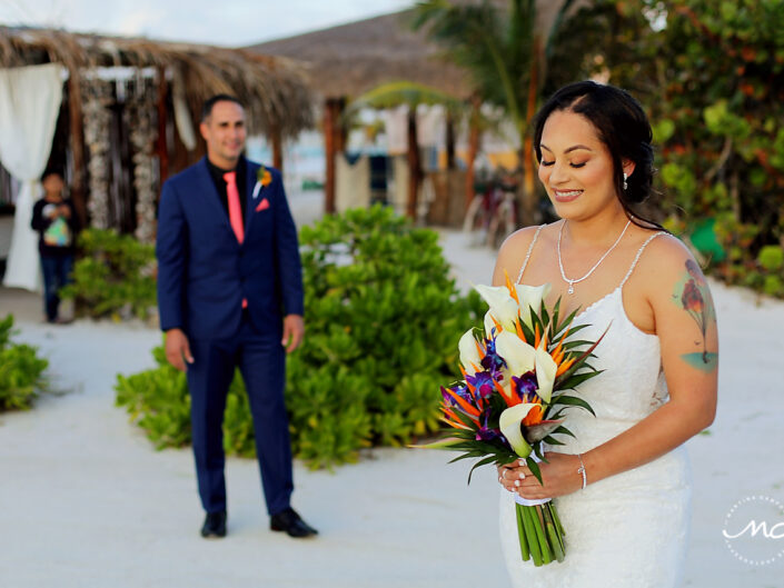 Intimate Gay Wedding in Villas Palapas de Mar Holbox Mexico by Martina Campolo Photography