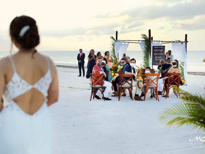 Intimate Gay Wedding in Villas Palapas de Mar Holbox Mexico by Martina Campolo Photography