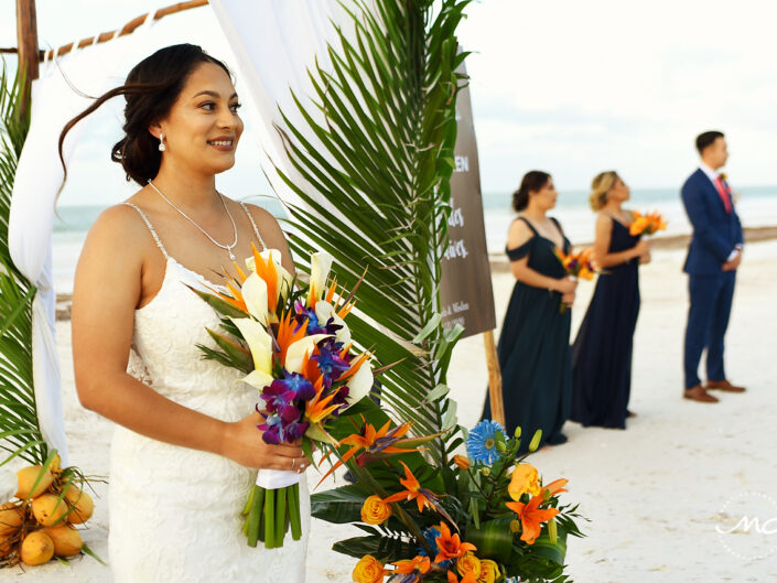 Intimate Gay Wedding in Villas Palapas de Mar Holbox Mexico by Martina Campolo Photography