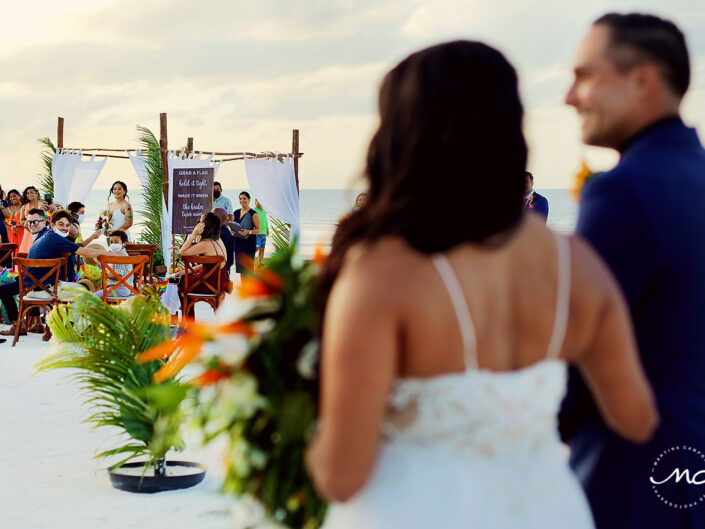 Intimate Gay Wedding in Villas Palapas de Mar Holbox Mexico by Martina Campolo Photography