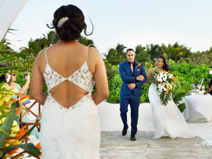 Intimate Gay Wedding in Villas Palapas de Mar Holbox Mexico by Martina Campolo Photography