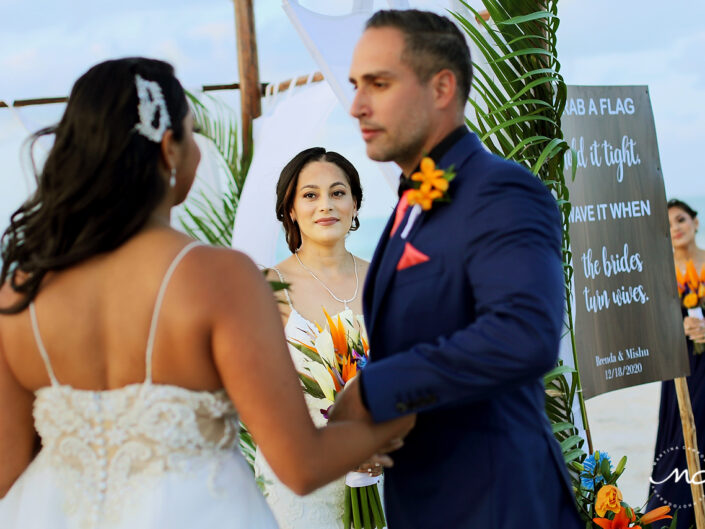 Intimate Gay Wedding in Villas Palapas de Mar Holbox Mexico by Martina Campolo Photography