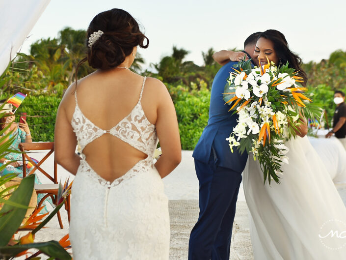 Intimate Gay Wedding in Villas Palapas de Mar Holbox Mexico by Martina Campolo Photography