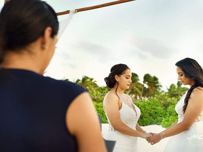 Intimate Gay Wedding in Villas Palapas de Mar Holbox Mexico by Martina Campolo Photography