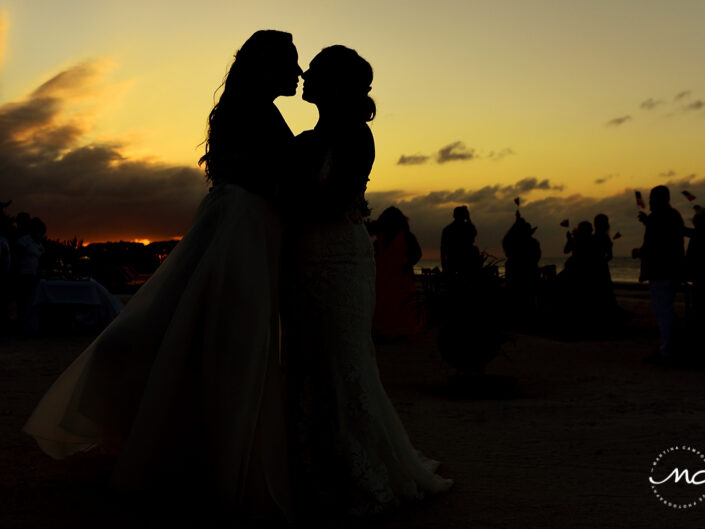 Intimate Gay Wedding in Villas Palapas de Mar Holbox Mexico by Martina Campolo Photography