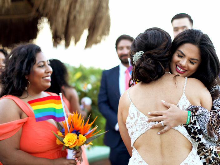 Intimate Gay Wedding in Villas Palapas de Mar Holbox Mexico by Martina Campolo Photography
