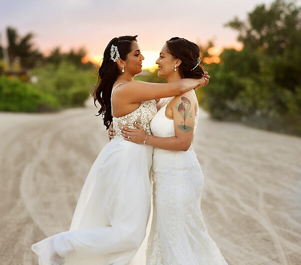 Intimate Gay Wedding in Villas Palapas de Mar Holbox Mexico by Martina Campolo Photography