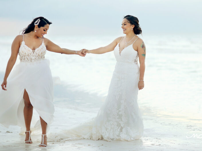 Intimate Gay Wedding in Villas Palapas de Mar Holbox Mexico by Martina Campolo Photography