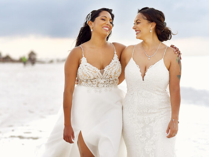 Intimate Gay Wedding in Villas Palapas de Mar Holbox Mexico by Martina Campolo Photography