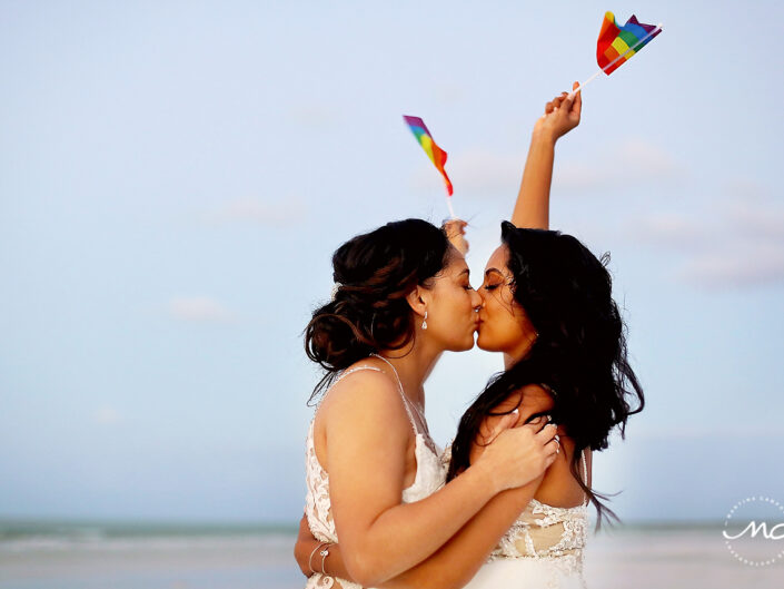 Intimate Gay Wedding in Holbox Island