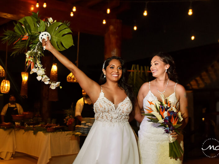 Intimate Gay Wedding in Villas Palapas de Mar Holbox Mexico by Martina Campolo Photography
