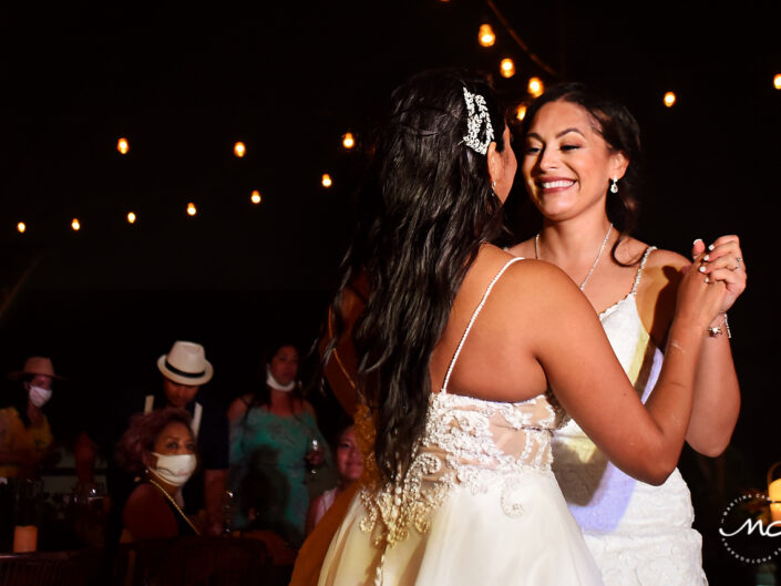 Intimate Gay Wedding in Villas Palapas de Mar Holbox Mexico by Martina Campolo Photography