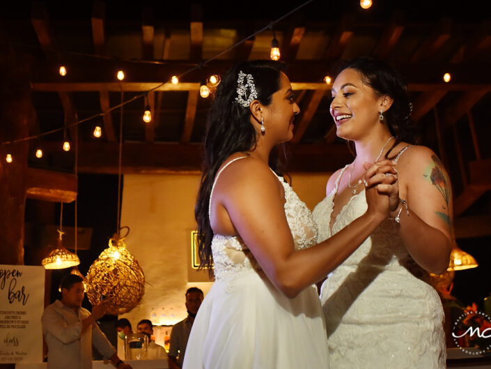 Intimate Gay Wedding in Villas Palapas de Mar Holbox Mexico by Martina Campolo Photography