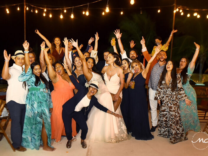 Intimate Gay Wedding in Villas Palapas de Mar Holbox Mexico by Martina Campolo Photography