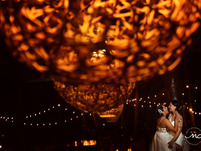 Intimate Gay Wedding in Villas Palapas de Mar Holbox Mexico by Martina Campolo Photography