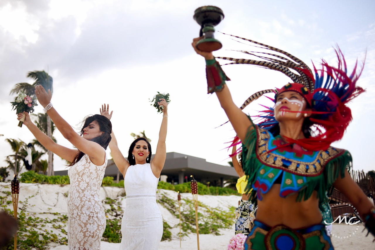 Andaz Mayakoba Mayan Wedding by Martina Campolo Mexico Wedding Photographer