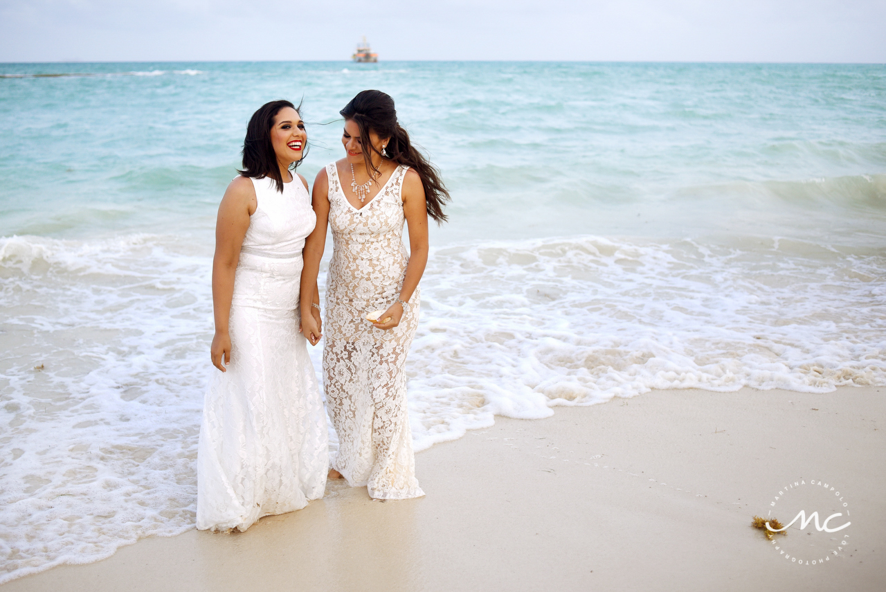 Gay Beach Destination Wedding at Andaz Mayakoba, Mexico. Martina Campolo Photography