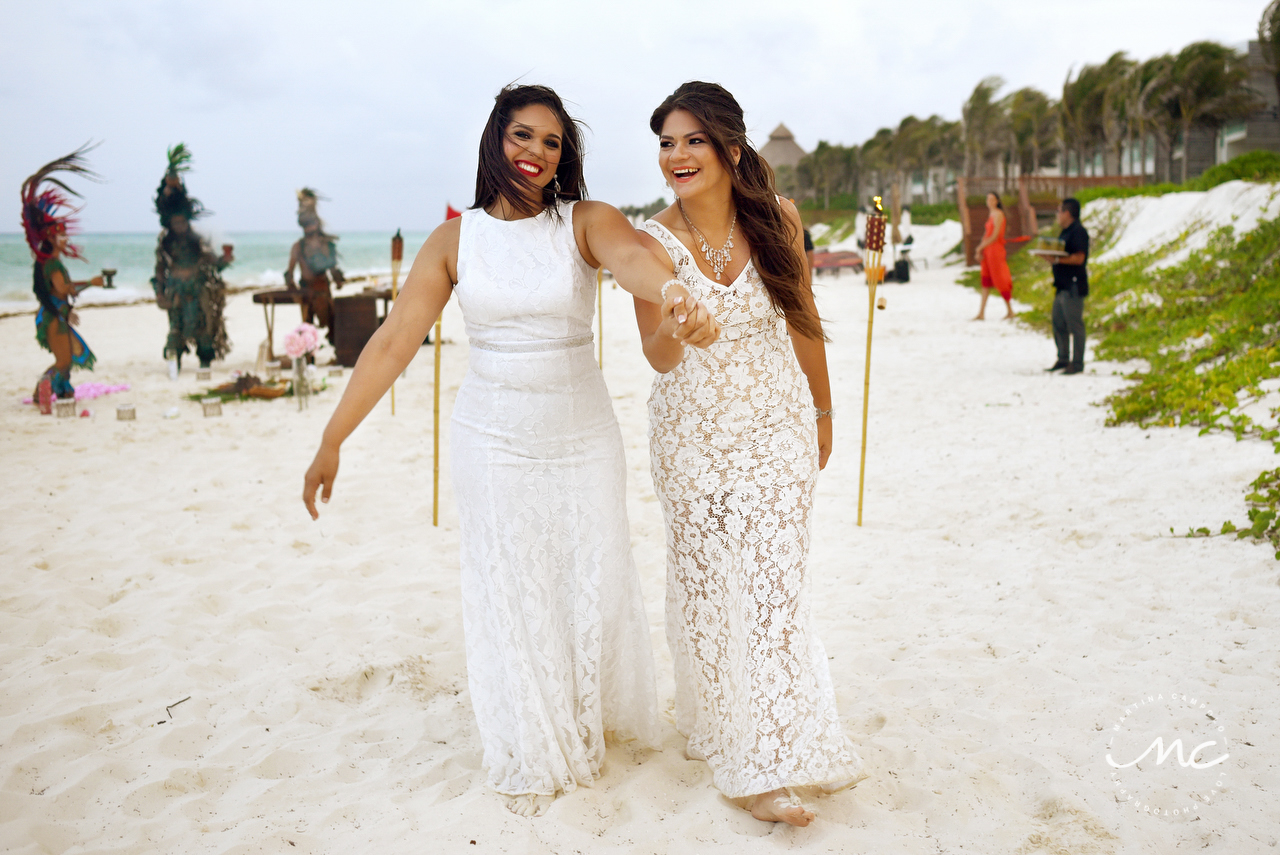 LGBT Wedding at Andaz Mayakoba, Riviera Maya, Mexico. Martina Campolo Photography