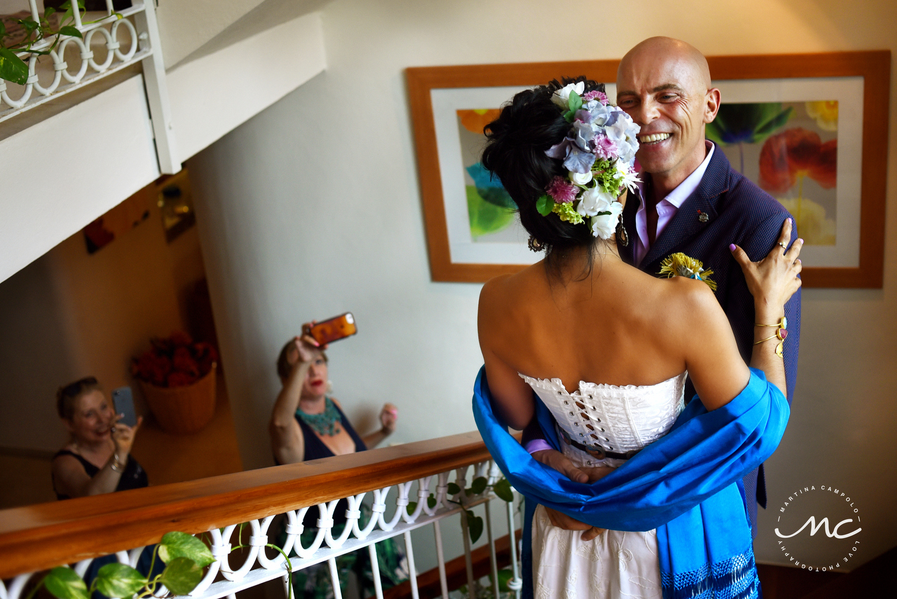 Private Villa Destination Wedding in Puerto Aventuras, Mexico. Martina Campolo Photography