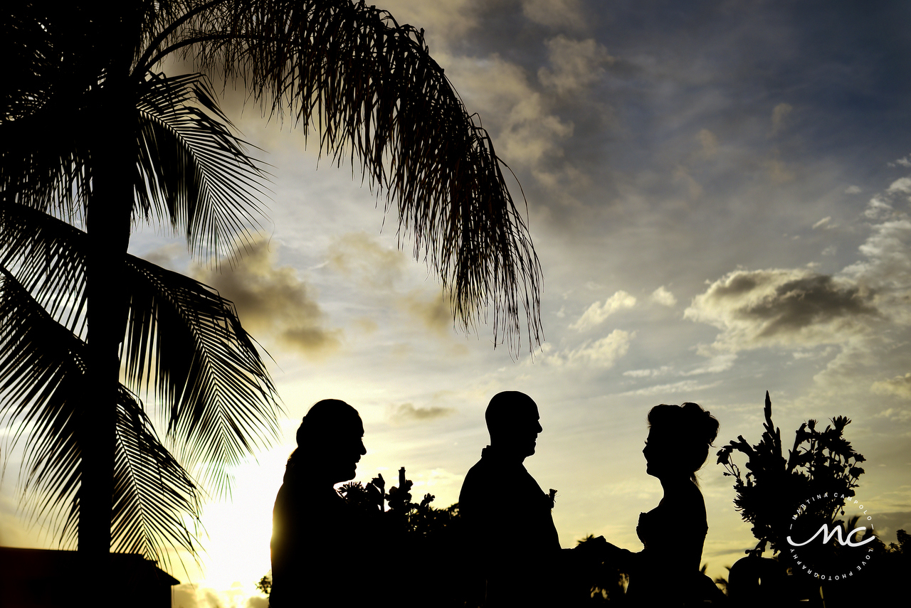 Intimate Villa Wedding in Puerto Aventuras, Mexico. Martina Campolo Photography