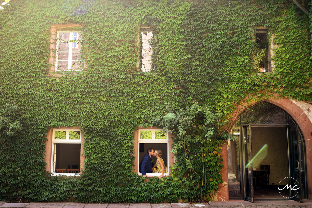 Bride and groom portraits, Heidelberg Wedding in Germany. Martina Campolo Photography