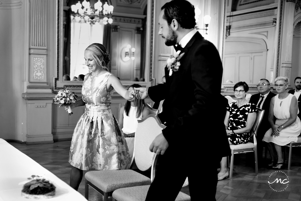 Intimate Wedding at Heidelberg Castle in Germany. Martina Campolo Photography