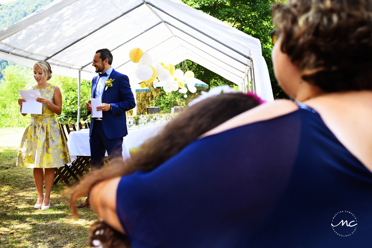 Intimate Yellow Wedding at Heidelberg Castle in Germany. Martina Campolo Photography