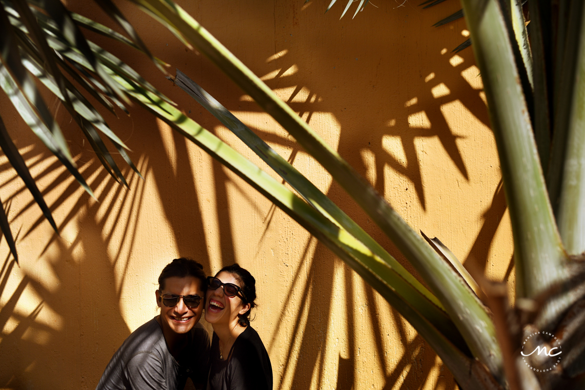 Colorful engagement session in Merida, Yucatan Mexico. Martina Campolo Photography