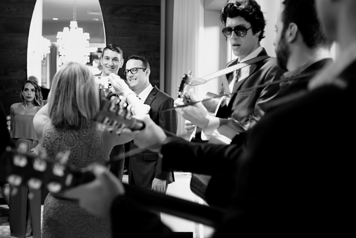 Black and white wedding gay wedding photography in Mexico by Martina Campolo Photography