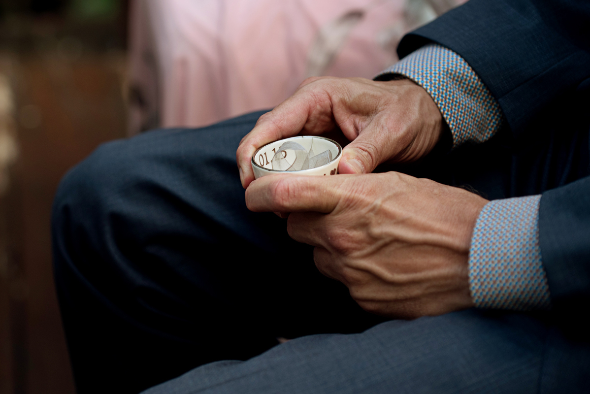 Wedding rings warming ceremony at Paradisus Playa del Carmen, Mexico. Martina Campolo Photography