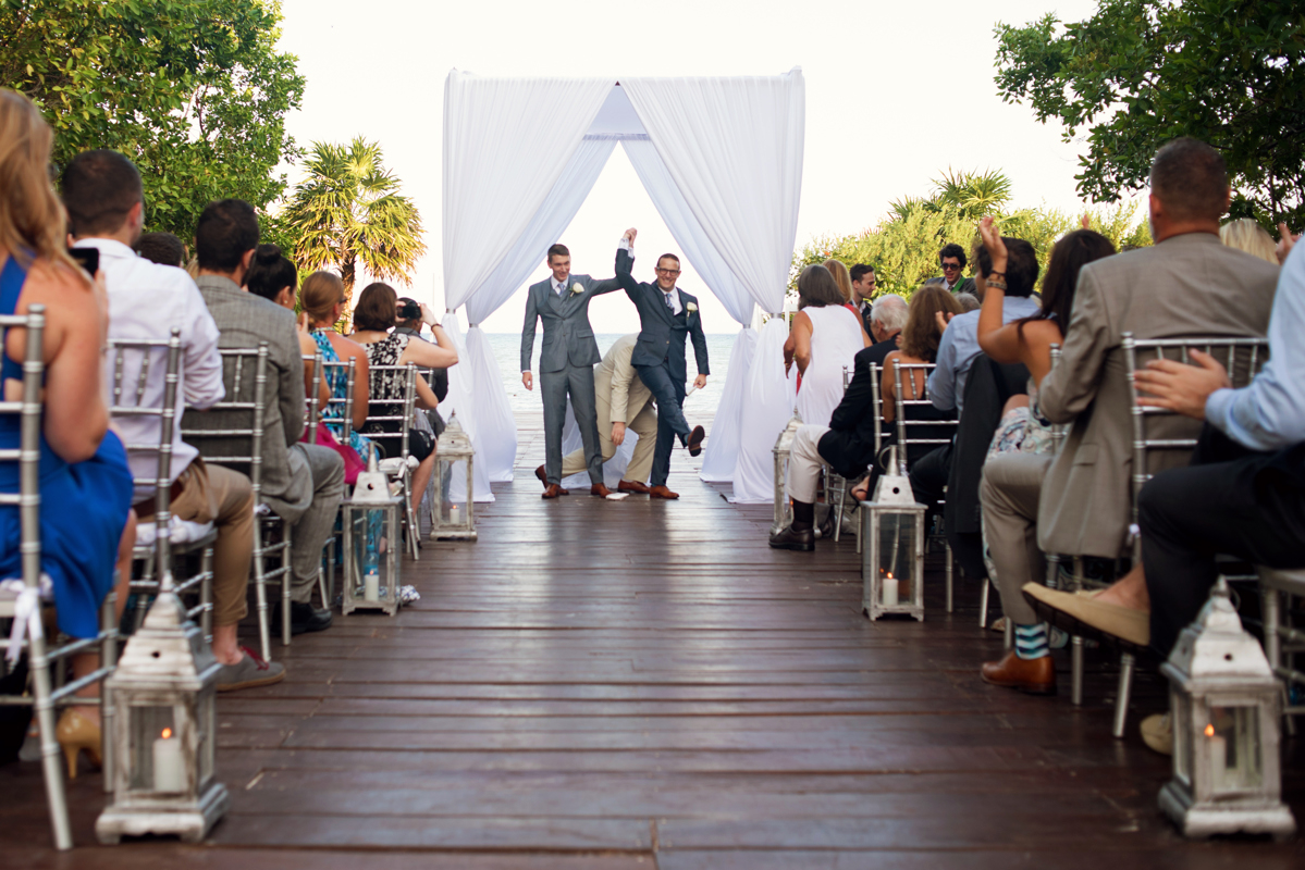 Modern Gay Jewish Wedding at Paradisus Playa del Carmen, Mexico by Martina Campolo Photography