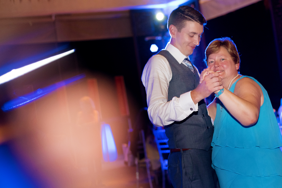 Mother of the groom and son first dance at Paradisus Playa del Carmen, Mexico. Martina Campolo Photography