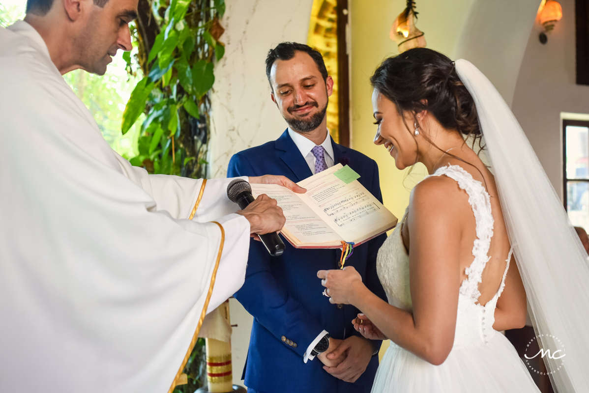 Catholic Wedding in Playa del Carmen, Mexico by Martina Campolo Photography