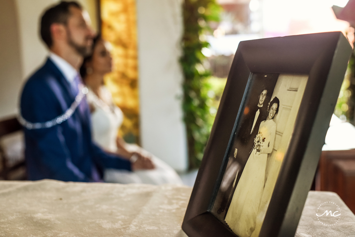 Church Wedding in Playa del Carmen, Mexico. Martina Campolo Photography