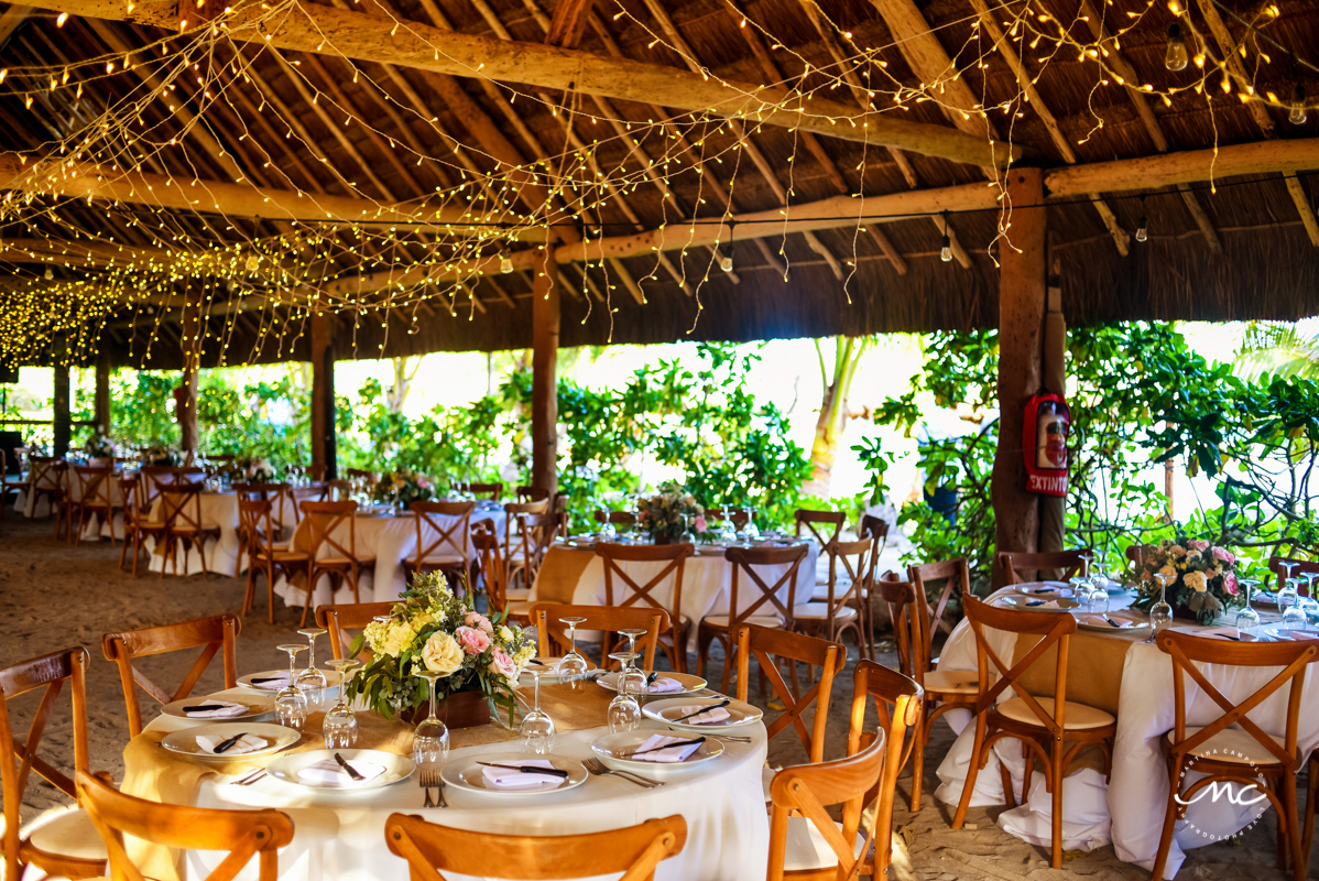 Blue Venado Wedding Reception Venue in Playa del Carmen, Mexico. Martina Campolo Photography