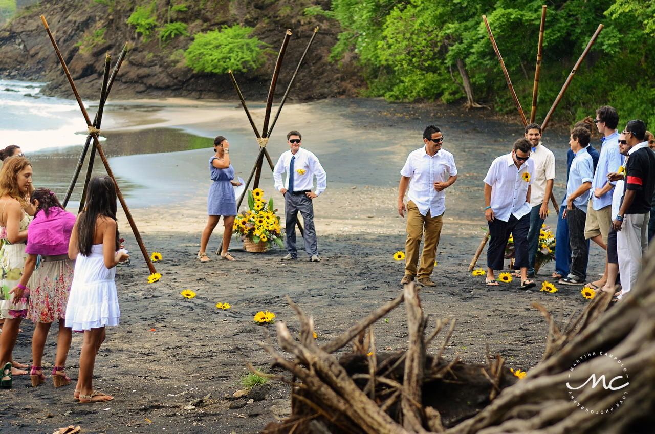 Playa Hermosa Wedding in Guanacaste, Costa Rica. Martina Campolo Photography