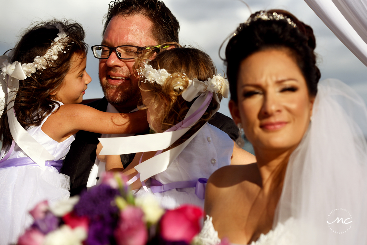 Destination wedding at Now Sapphire Riviera Cancun. Martina Campolo Mexico Wedding Photography