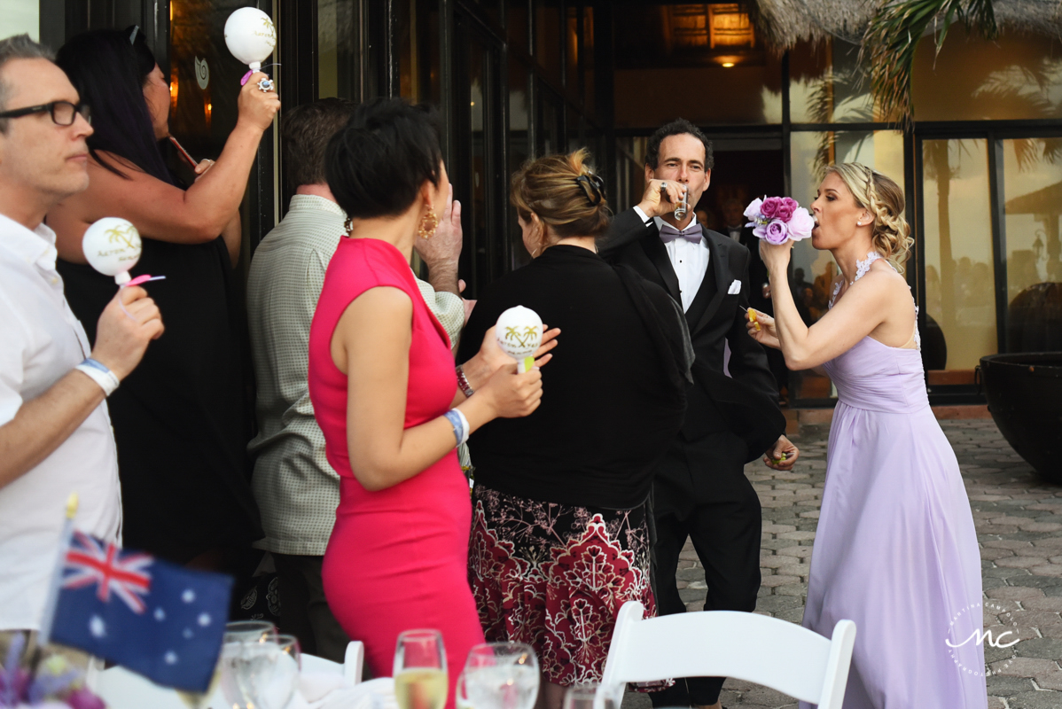 Wedding reception at Now Sapphire Riviera Cancun, Mexico. Martina Campolo Photography