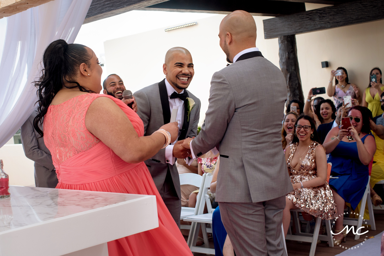 Gay Destination Wedding at Royalton Riviera Cancun. Martina Campolo Photography